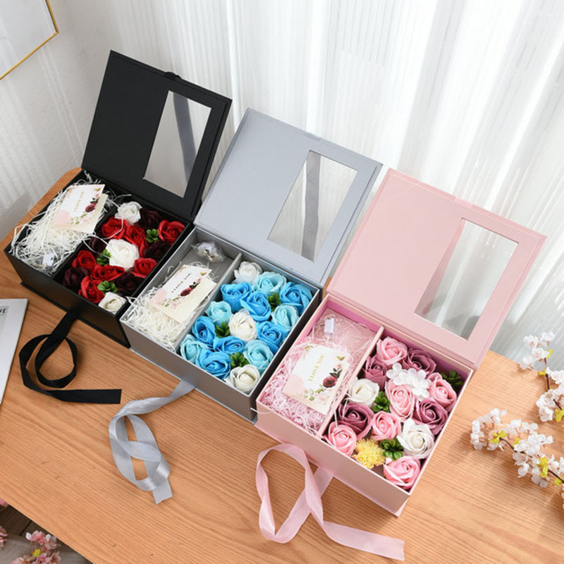 Flower Gift Box Set packaging