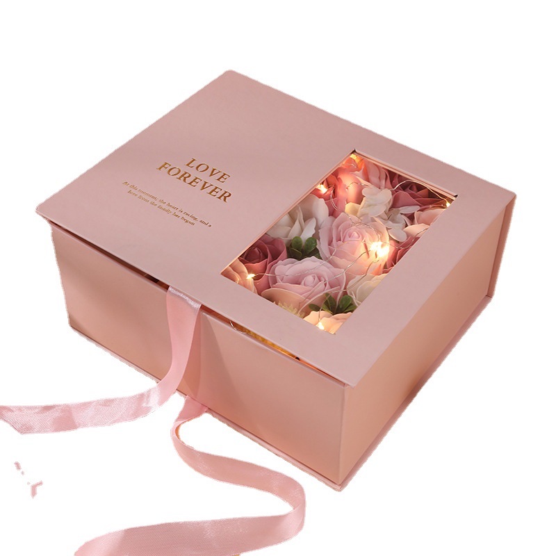 Pink Window Gift Box packaging