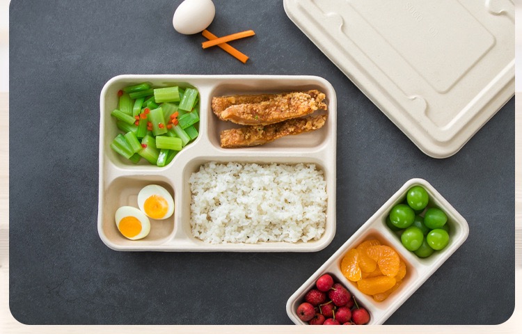 Covered Meal Tray Layout packaging