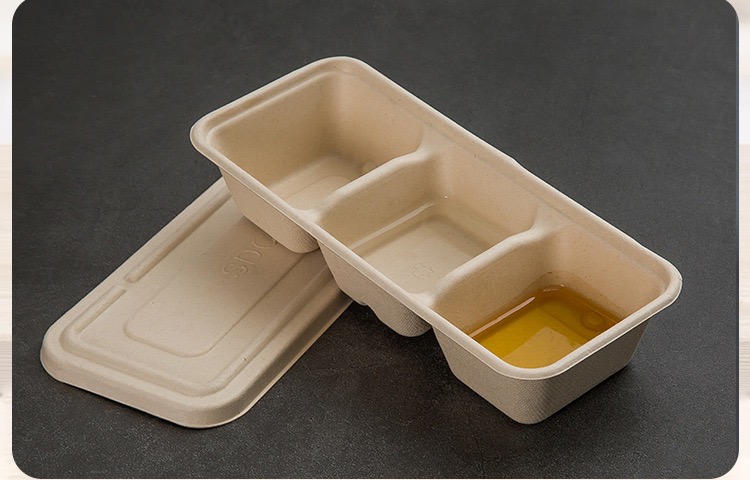 Oil Resistant Pulp Tray Detail packaging